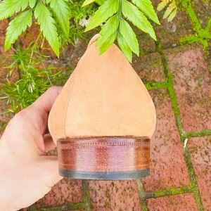 Gucci Orange Suede Loafers Vintage